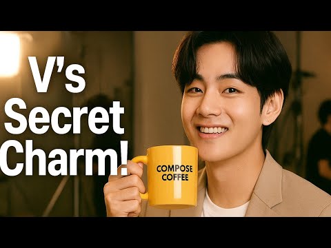 Видео: Сладкая сторона V раскрыта во время съемки рекламы Compose Coffee!