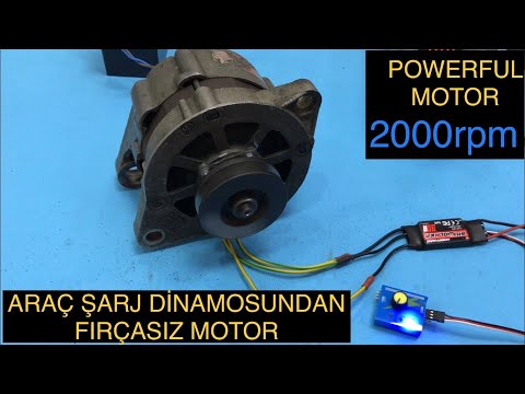 Видео: ИСПОЛЬЗОВАНИЕ АВТОМОБИЛЬНОГО ГЕНЕРАТОРА В КАЧЕСТВЕ БЕСЩЕТОЧНОГО ДВИГАТЕЛЯ, СДЕЛАНИЕ БЕСЩЕТОЧНОГО