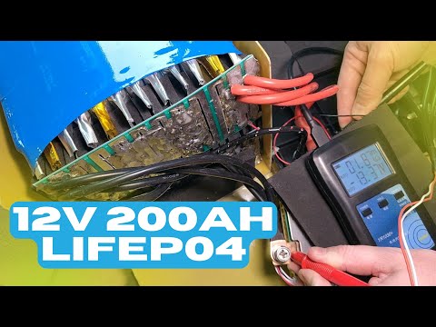 Видео: Чи варто купувати заводський Lifepo4 (LFP) акумулятор 12V? Огляд та тестування на ємність 200Ah.