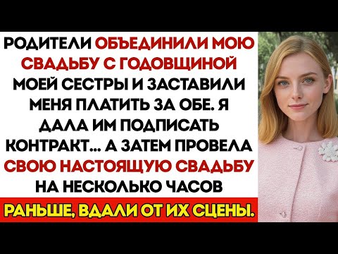 Видео: Родители объединили мою свадьбу с годовщиной сестры — и использовали моё имя, чтобы оплатить счёт