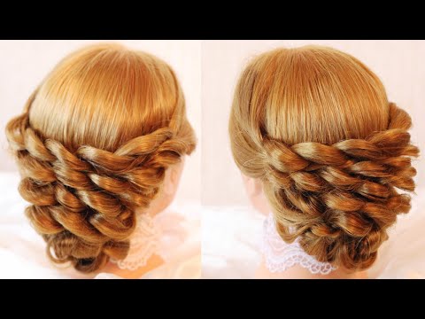 Видео: Причёска на косах | Авторские причёски | Лена Роговая | Hairstyles by REM | Copyright © #hairstyles