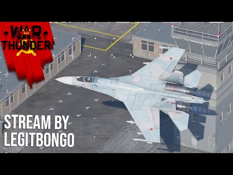 Видео: в ожидании Су-30МК2 полетаем на Су-27СМ в #warthunder 1440р