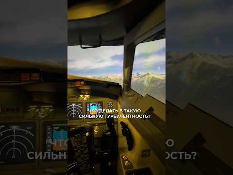 Видео: Что делать в сильную турбулентность? #авиатренажер #пилот #авиация #самолет #aviation #pilot