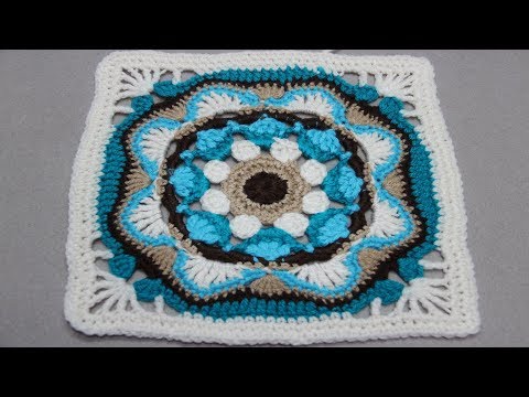 Видео: КРАСИВЫЙ МОТИВ ДЛЯ ПЛЕДА, ПОДУШКИ, ПОКРЫВАЛА КРЮЧКОМ. МАСТЕР КЛАСС.