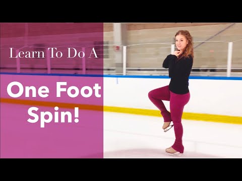 Видео: Как сделать вращение на одной ноге в фигурном катании! Учебное пособие по фигурному катанию
