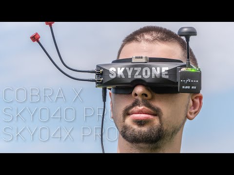 Видео: FPV окуляри SKYZONE: SKY04O Pro, SKY04X Pro, Cobra X V2. Які обрати? Порівняння ФПВ окуляр.