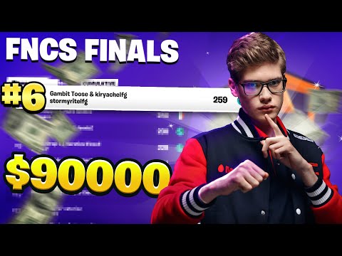 Видео: 💲90000 В ФИНАЛЕ FNCS (6 Место)