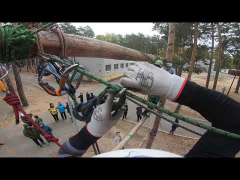 Видео: #спортивныйтуризм Спортивный туризм соревнования 3 класс связка