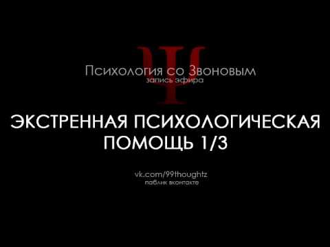 Видео: Экстренная психологическая помощь [1/3] / Пётр Звонов