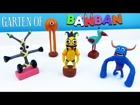 Видео: НОВЫЕ БОССЫ Garten of Banban 3 🐦Tarta Bird новый БАНБАН. Фигурки из пластилина ▶ Лепка ОК