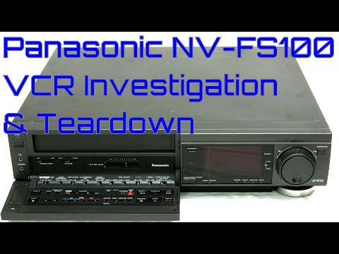 Видео: EW0153 - Разборка видеомагнитофона Panasonic NV-FS100