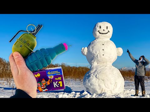 Видео: ✅ МОЩНАЯ ПЕТАРДА + БОЛЬШОЙ СНЕГОВИК 🔥 ТОП МОЩНЫХ ПЕТАРД В СНЕЖНОМ ШАРЕ 💥