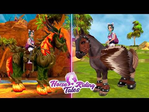 Видео: Два новых КЛАЙДА! Смотрим каньон Открываем мистический свист и сундук чемпиона 🌺 Horse Riding Tales