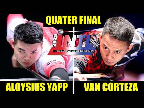 Видео: ЧЕТВЕРТЬФИНАЛ | Алоизиус Япп против Ли Ван Кортезы | International Open BigFoot 10-Ball Challenge...
