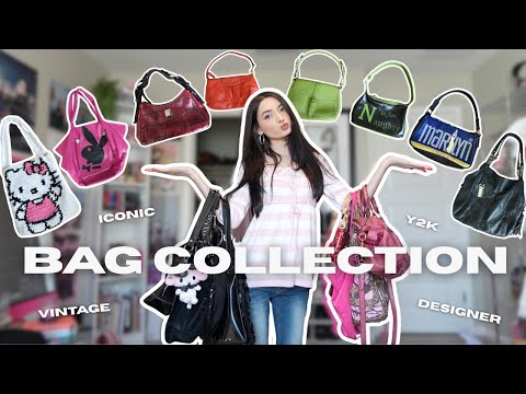 Видео: Моя коллекция сумок THRIFTED 👛 Y2K и дизайнерские // более 75 сумок!!!