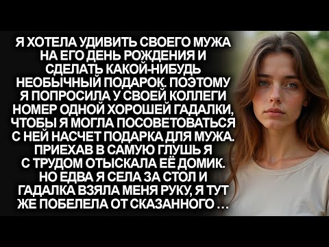 Видео: Чтобы удивить мужа на юбилей, я решила посоветоваться с гадалкой. Но едва моей руки коснулись…