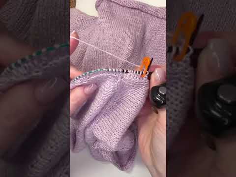 Видео: Вяжем рукав от проймы #вязание #мк #бесплатноеописание #knitting