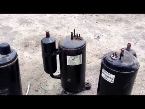 Видео: Распил. Сколько меди в компрессоре кондиционера