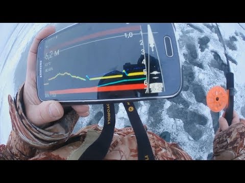 Видео: Эхолот Практик 7 Wi-Fi. Ловля со льда с эхолотом в режиме "Зима" часть 2