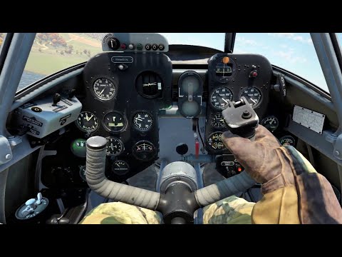 Видео: Вылет на Ту-1 в VR шлеме в War Thunder. СБ режим.