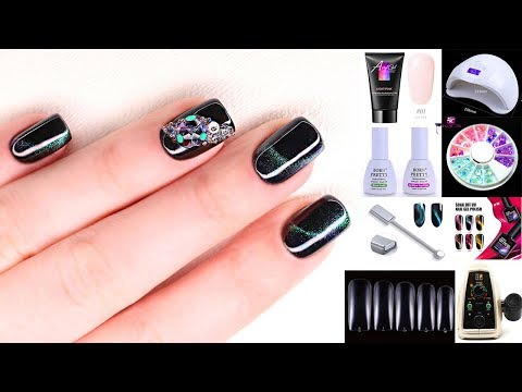 Видео: АЛИЭКСПРЕСС💅НАРАЩИВАНИЕ ВЕРХНИМИ ФОРМАМИ, 3D КОШКА, ТОП + БАЗА BORN PRETTY, SUN5+