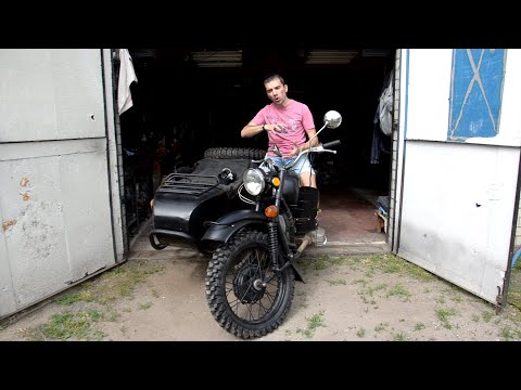 Видео: Оригинальная маятниковая вилка на Днепр. Установка.