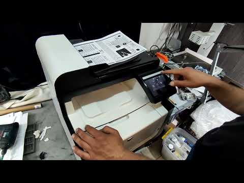 Видео: Замена шлейфа ► Ролика захвата и Выход в сервисный режим МФУ HP LaserJet Pro CM1415fn