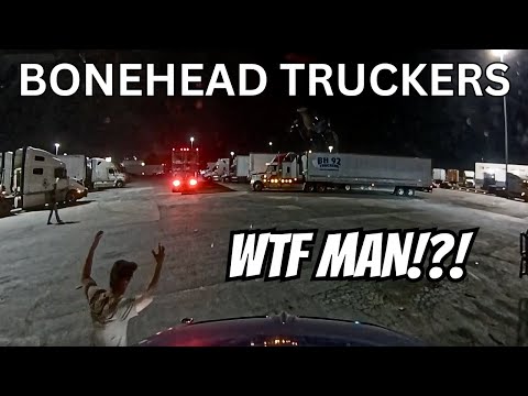 Видео: Неквалифицированные водители грузовиков всё портят | Bonehead Truckers
