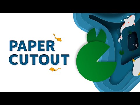 Видео: Иллюстрация в стиле Paper Cut в Figma