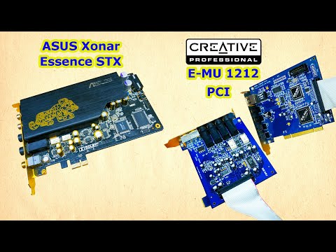 Видео: ASUS Xonar STX и CREATIVE E-MU. Аудиоинтерфейсы и Комплекс Шмелёва