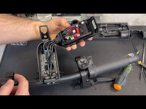 Видео: Ninebot Max G3 полная разборка руля, замена курка газа, ручки тормоза, дисплея.