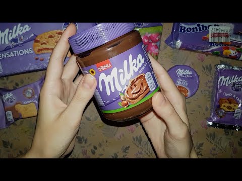 Видео: АСМР Дегустация Milka, тихий голос 🍪 ASMR Milka tasting