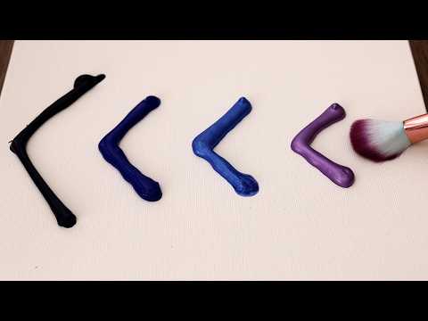 Видео: Техника рисования акрилом | Рисуем сказочную вселенную ✨ #489