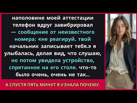 Видео: Мой начальник пытался подставить меня — но сообщение от незнакомца раскрыло всё