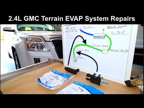 Видео: GMC Terrain 2.4L | Замена клапана вентиляции и продувки адсорбера | P-0442