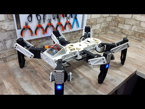 Видео: Шагающий планетоход на 3D принтере. Часть 1