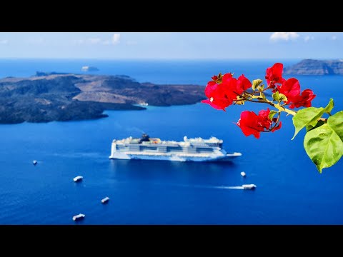 Видео: Ела на остров Санторини, Гърция. ЧАСТ I