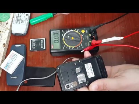 Видео: Как определить есть ли кз на телефоне. Как включить телефон без батареи!