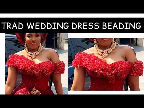 Видео: РОСКОШНОЕ ТРАДИЦИОННОЕ СВАДЕБНОЕ ПЛАТЬЕ, ВЫШИТОЕ БИСЕРОМ КАК ПРОФЕССИОНАЛ
