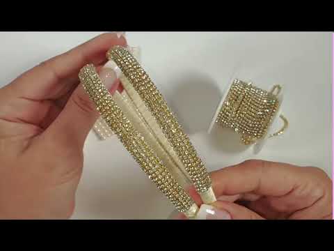 Видео: Такие ободки заказывают чаше всего стразы из #beebeecraft #Marine_DIY_Guloyan