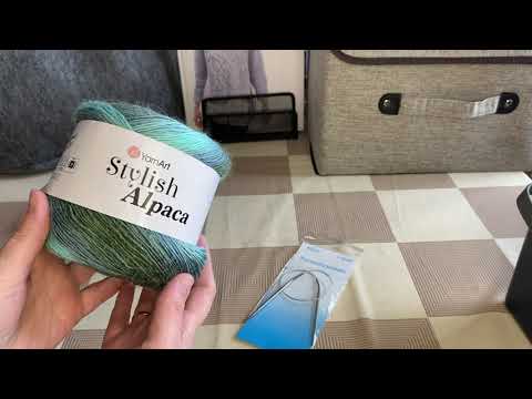 Видео: НОВИНКА! ПРЯЖА АЛЬПАКА STYLISH ALPACA YARNART! ИНТЕРЕСНАЯ! СЕКЦИОННОЕ ОКРАШИВАНИЕ!