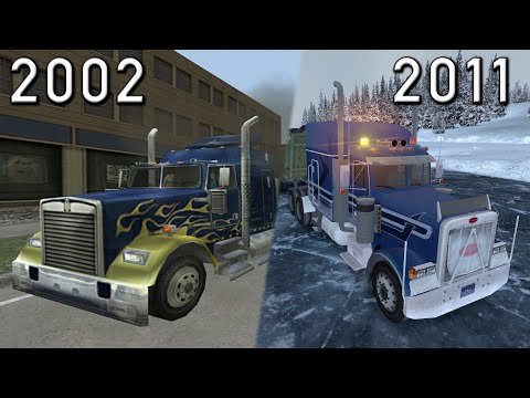 Видео: Evolution of 18 Wheels of Steel /  2002 - 2011 / Эволюция серии игр 18 Wheels of Steel