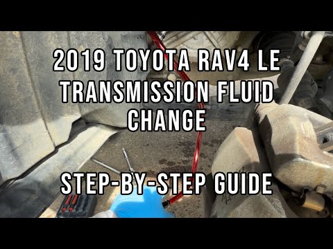 Видео: Замена трансмиссионной жидкости в Toyota RAV4 2019 года выпуска и новее | Пошаговое руководство с...