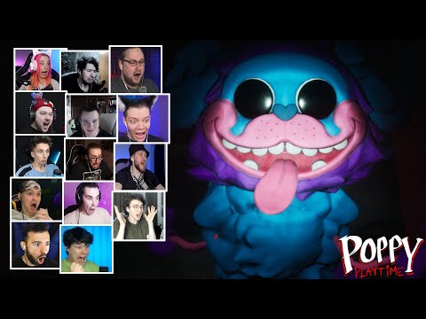 Видео: Реакция Летсплейщиков на Пи Джея Мопса Гусеницу в Poppy Playtime Chapter 2