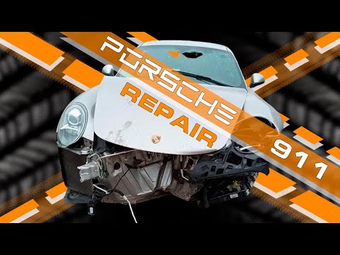 Видео: Porsche 911 (991). Body rebuilding. Ремонт кузова.