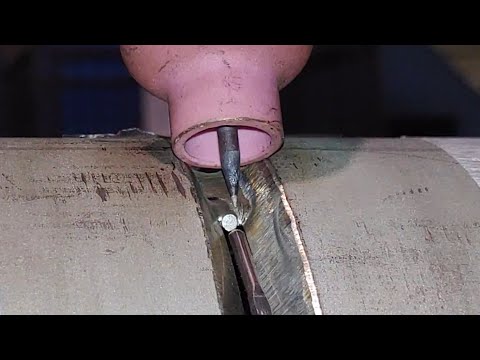 Видео: Еще одна идея для сильноточного корневого прохода! труба из нержавеющей стали, сваренная методом TIG