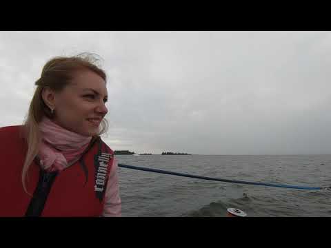 Видео: Наша прогулка на яхте по обскому морю