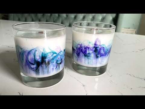 Видео: Как сделать мраморные свечи, которые будут великолепно смотреться в вашем доме