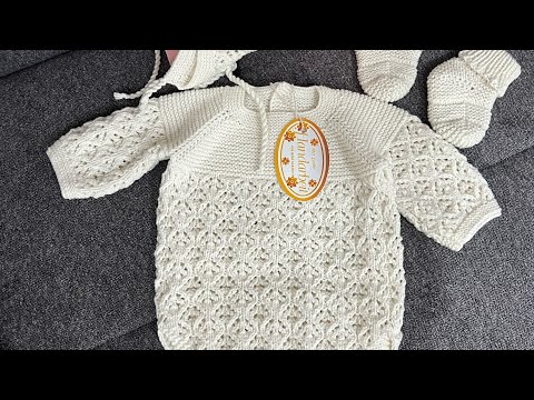 Видео: МК. Вязание БОДИ для детей от 0 до 3 месяцев. 3 часть