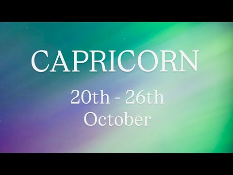 Видео: КОЗЕРОГ ✨ «НЕВЕРОЯТНЫЙ прыжок, который заставит вас осознать, что вы можете ЛЕТАТЬ!» 20–26 октября